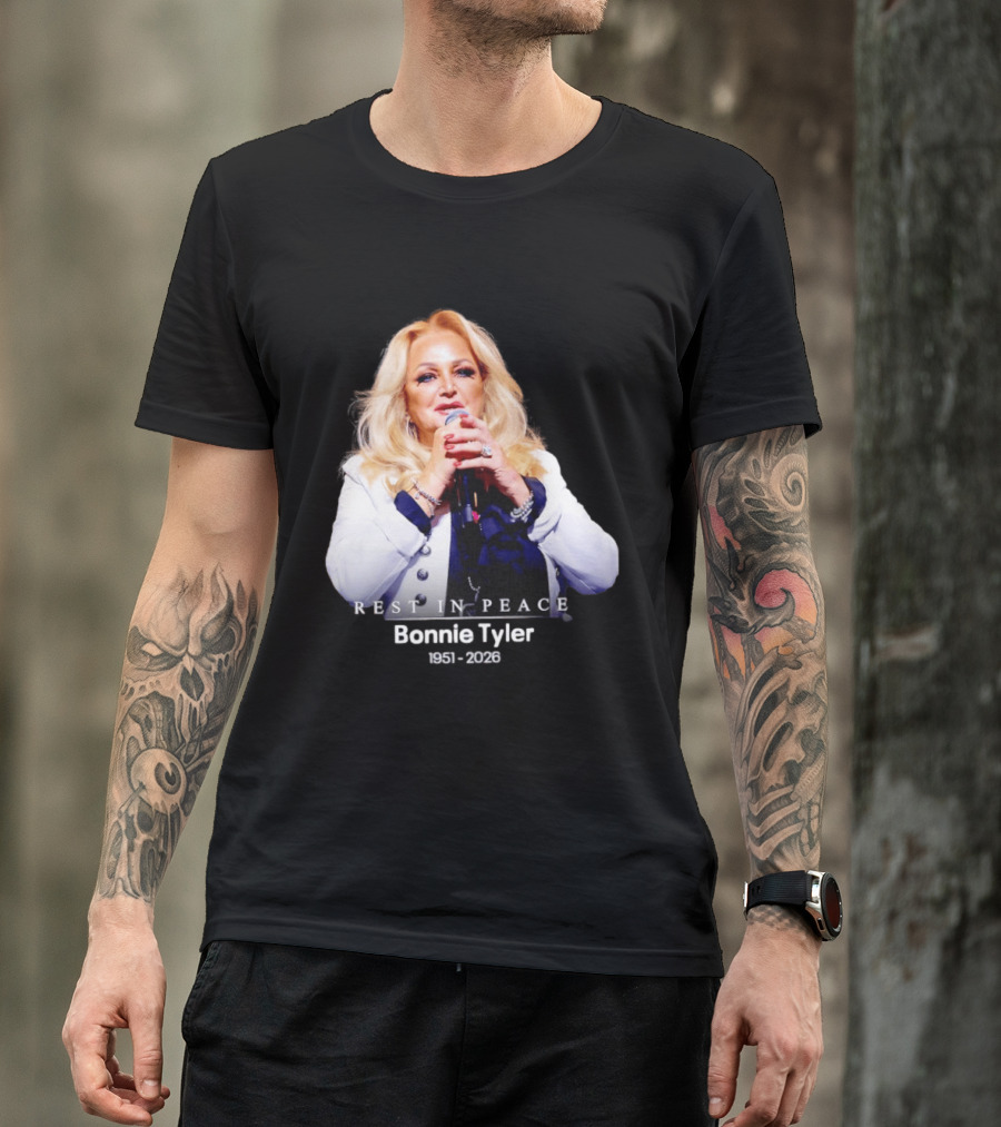 Rest In Peace Bonnie Tyler 1951 2026 T-Shirt