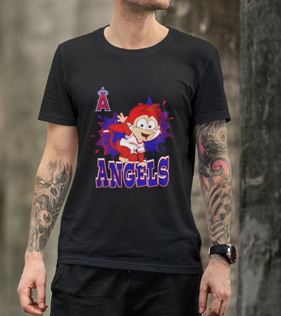 Los Angeles Angels Rally Monkey Baseball MLB Team Fans T-Shirt
