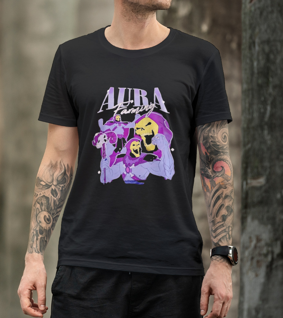 Aura Farming Skeletor Masters Of The Universe T-Shirt