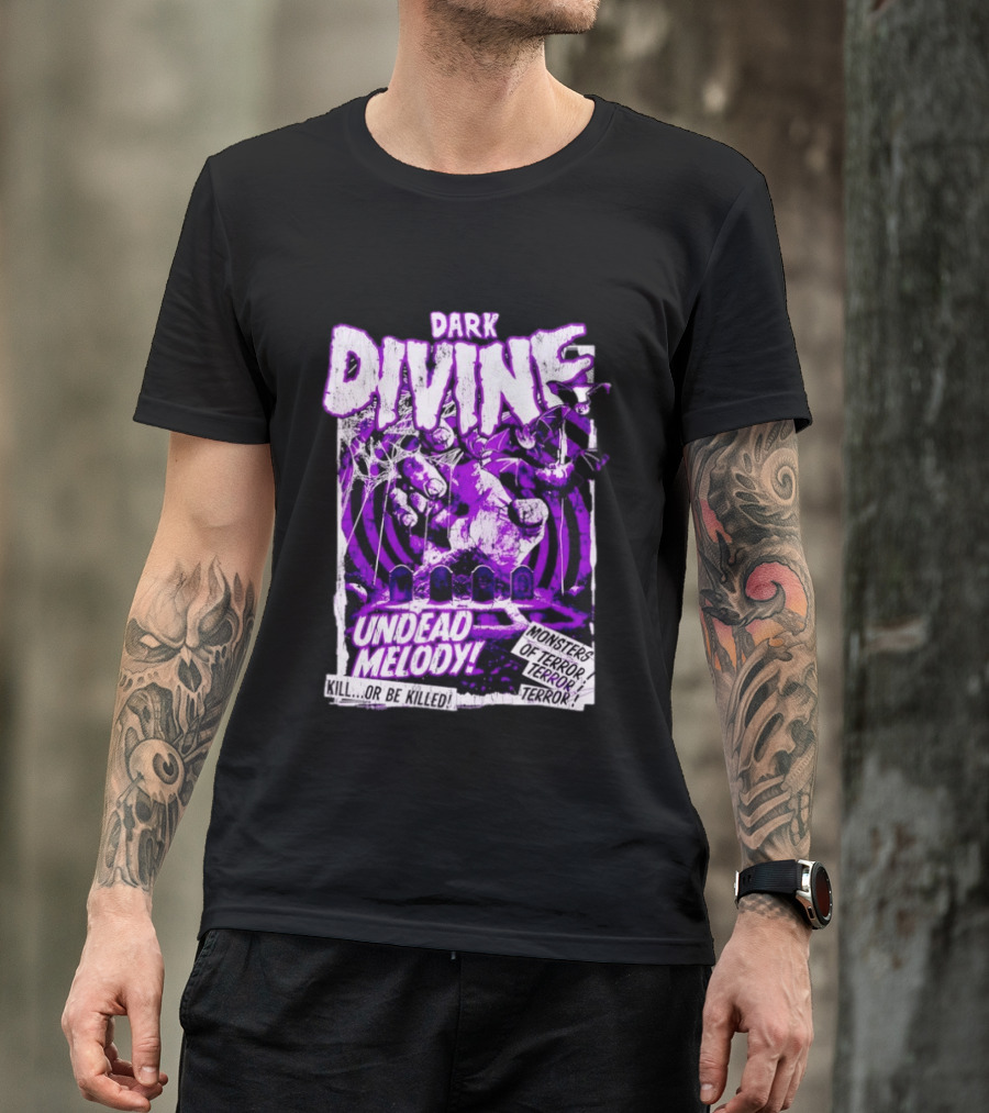 Dark Divine Undead Melody Monsters Of Terror Horror T-Shirt