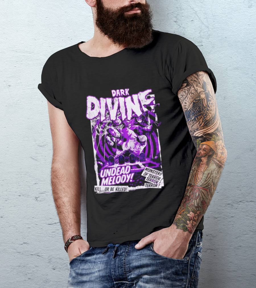 Dark Divine Undead Melody Monsters Of Terror Horror T-Shirt