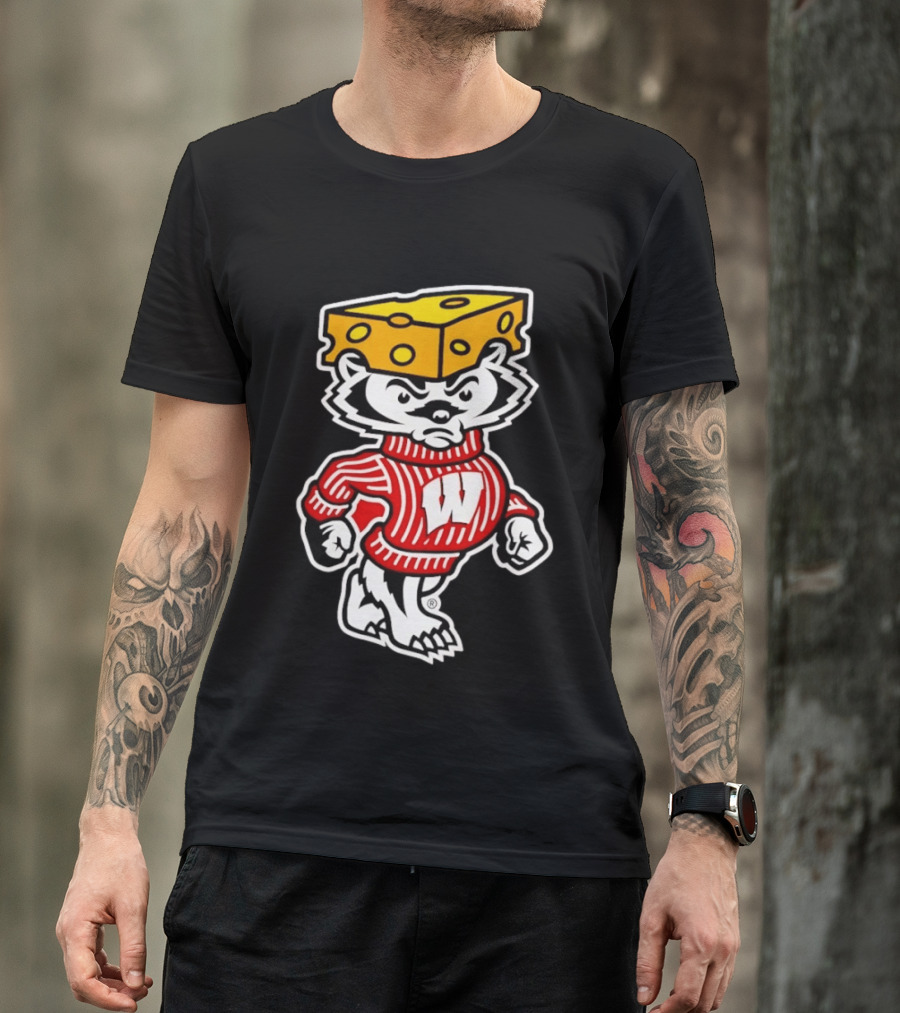 Wisconsin Badgers Bucky Cheesehead Lambeau Field 2026 T-Shirt