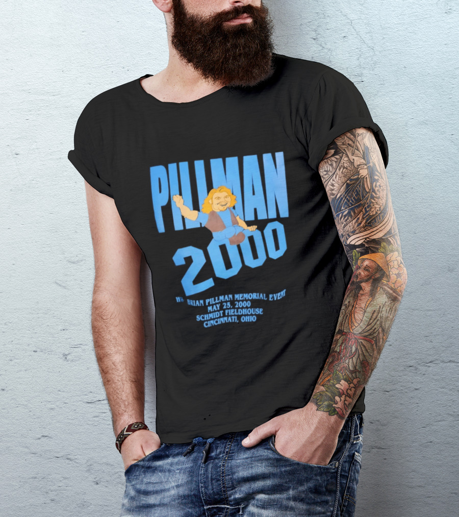 Pillman 2000 Brian Pillman Memorial Event May 25 Schmidt Fieldhouse Cincinnati Ohio T-Shirt