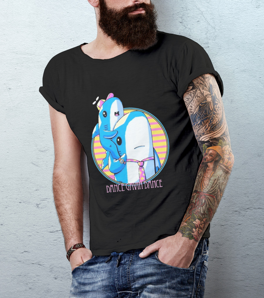 Dance Gavin Dance Shark Dad Cute Cartoon Marine Life Duo T-Shirt
