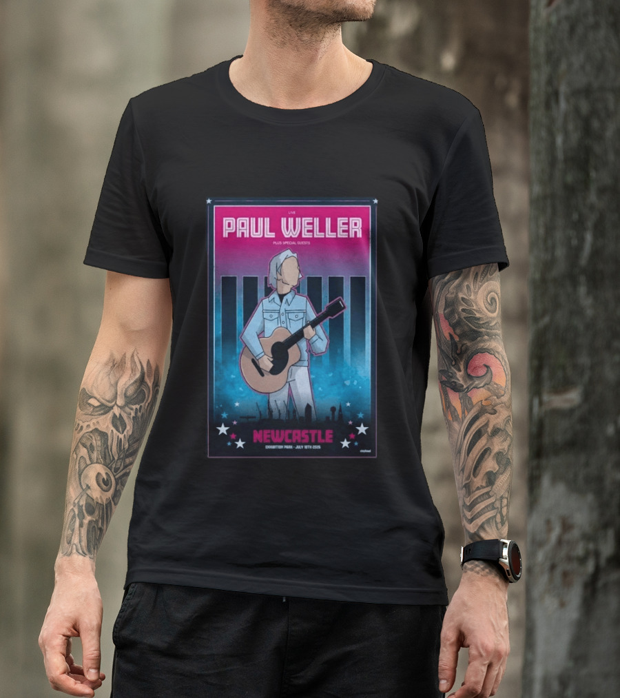 Paul Weller Live Newcastle Exhibition Park July 10 2026 Plus Special Guests T-Shirt