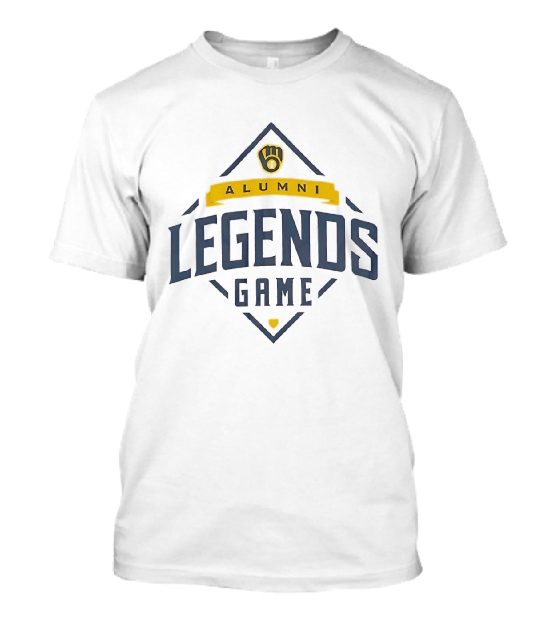 Milwaukee Brewers Alumni Legends Game Logo Baseball Event T-Shirt