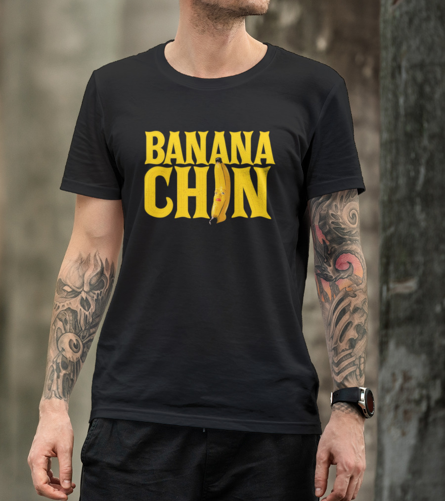 Banana Chin MMA Sandipantsmma Surreal Face T-Shirt