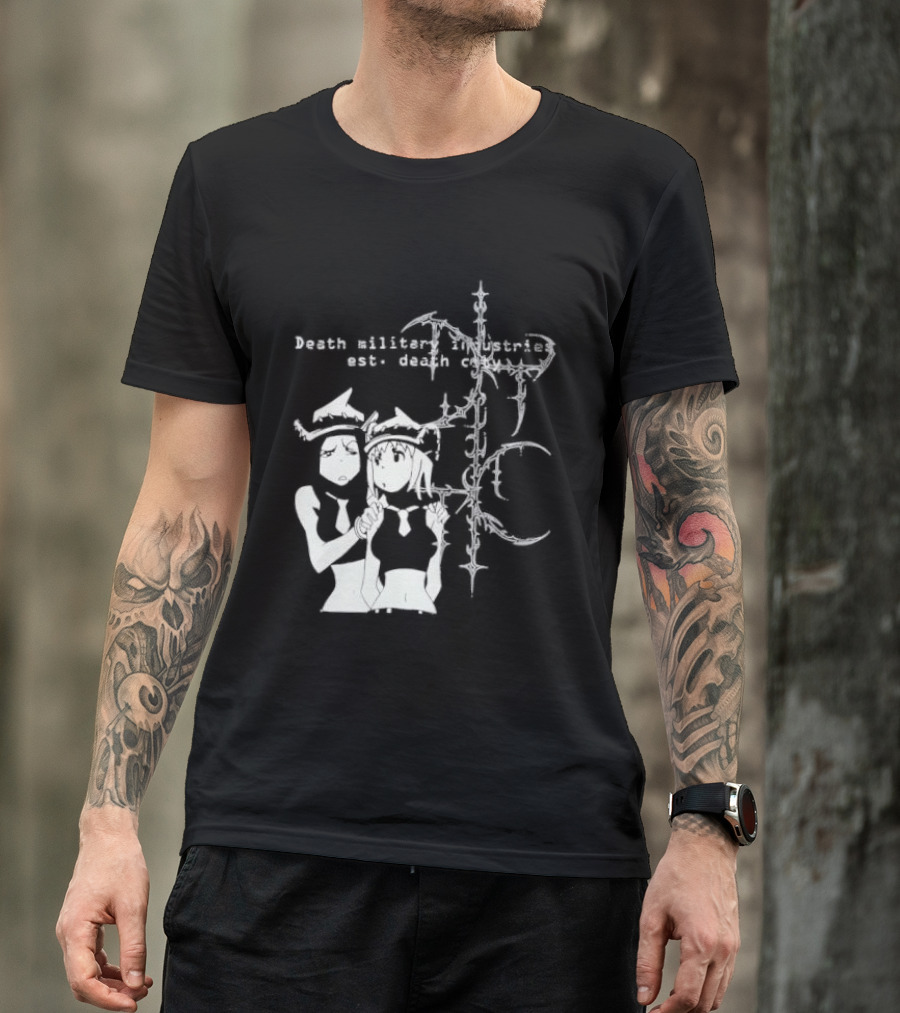 Death Military Industries Est Death City Anime Manga Cross T-Shirt