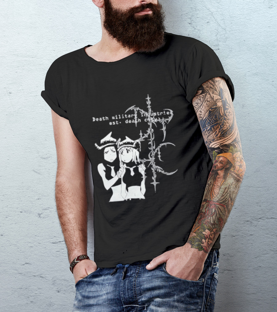 Death Military Industries Est Death City Anime Manga Cross T-Shirt