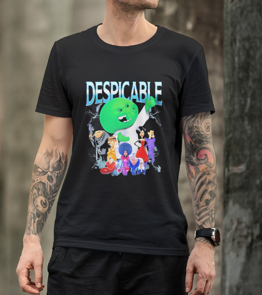 Despicable Me Featuring Gru Green Villain Group Villains T-Shirt