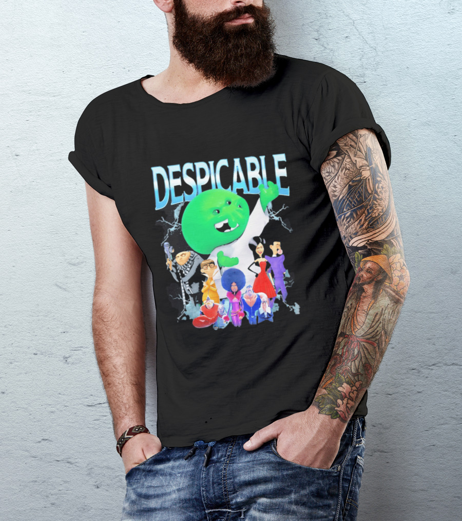 Despicable Me Featuring Gru Green Villain Group Villains T-Shirt