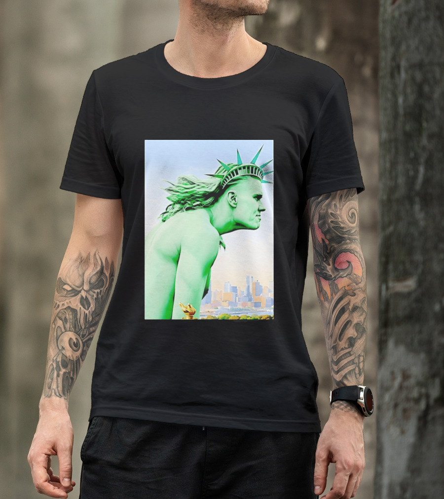Erling Haaland Liberty Statue Meme T-Shirt