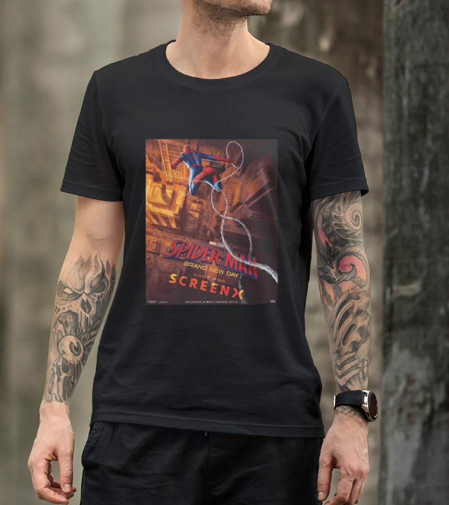 Spider Man Brand New Day Shot For ScreenX In Theaters July 31 2026 T-Shirt