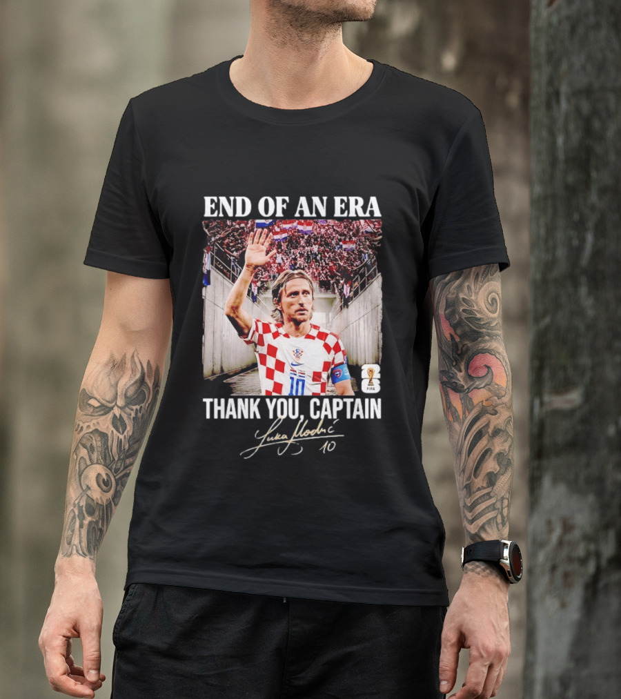 Croatia End Of An Era Thank You Captain Luka Modric 10 T-Shirt