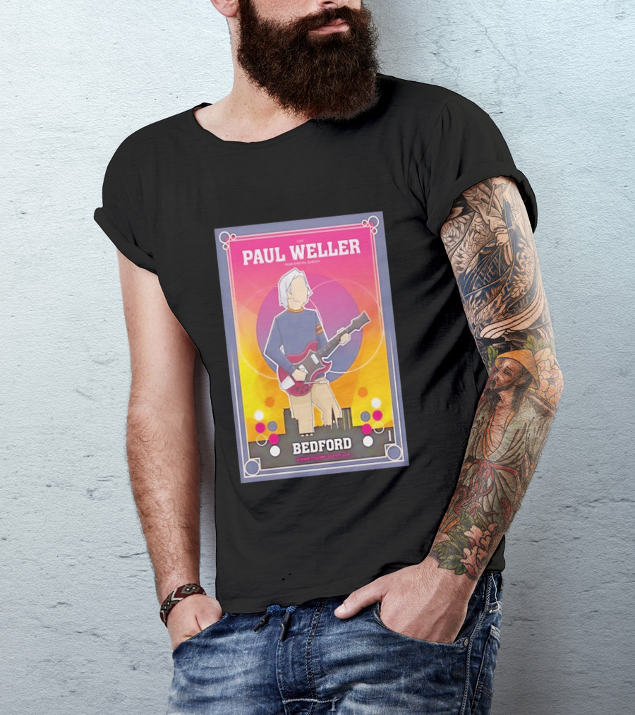 Paul Weller Live Plus Special Guests Bedford River Festival Summer Sessions 2023 T-Shirt