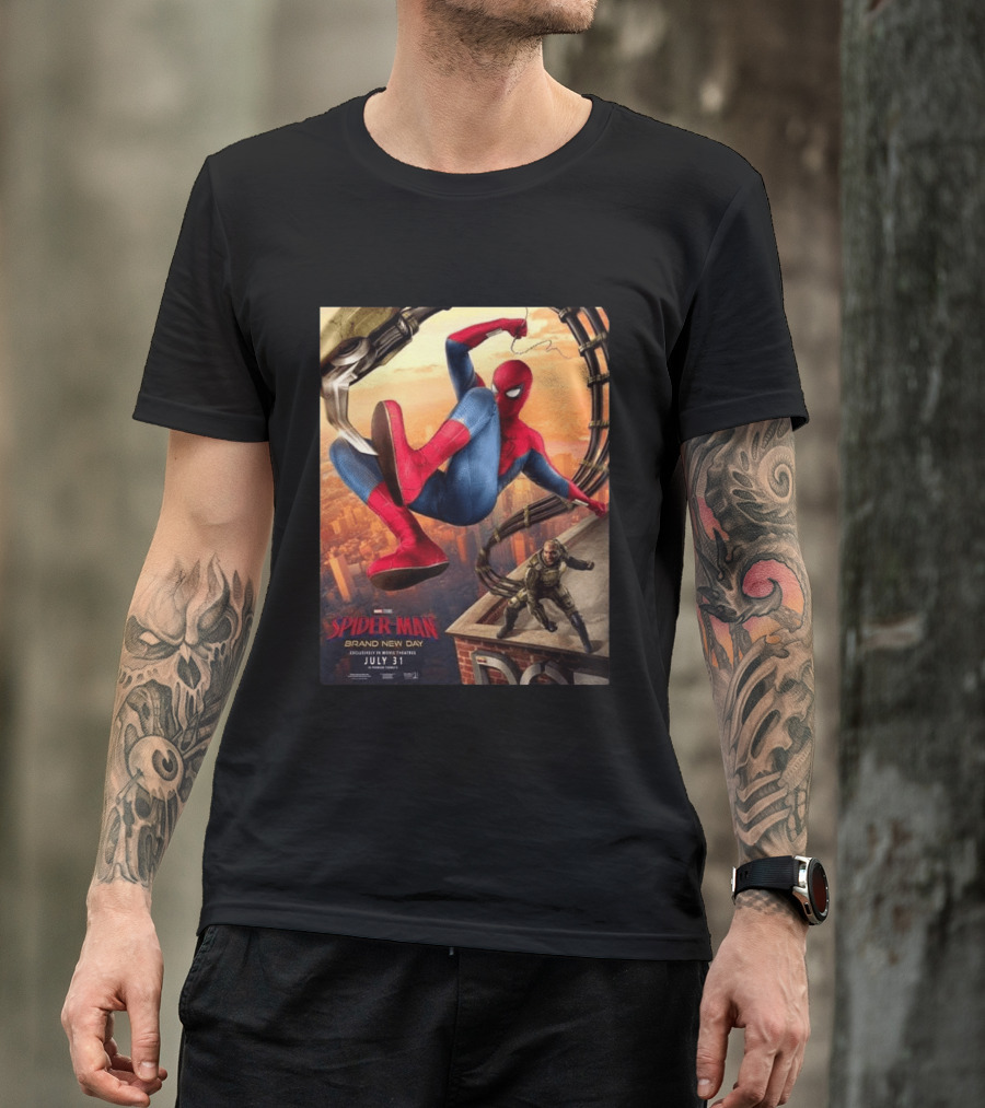 Spider Man Brand New Day Marvel Studios Movie Release July 31 2026 T-Shirt