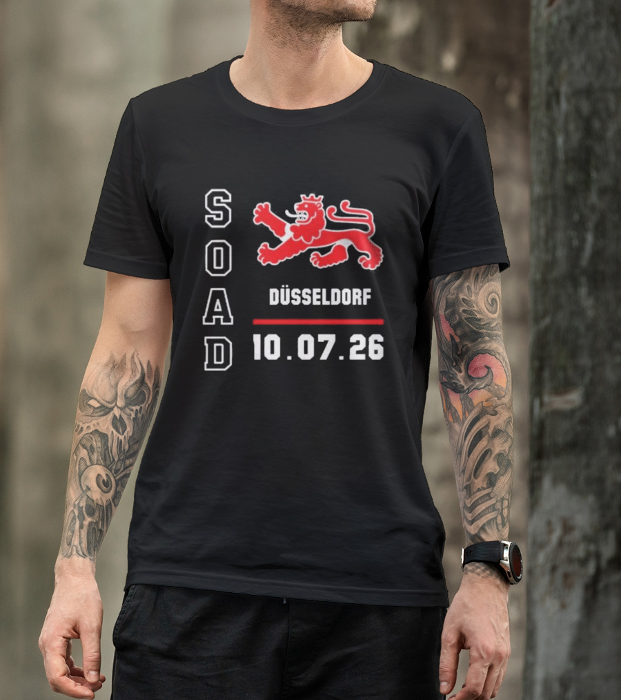 SOAD Düsseldorf 2026 Red Lion Event 10.07.26 T-Shirt