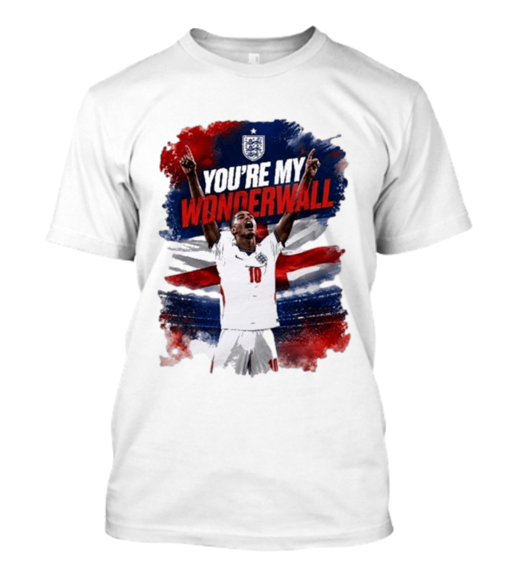 Jude Bellingham England National Team You're My Wonderwall England Flag Football Star Celebration T-Shirt