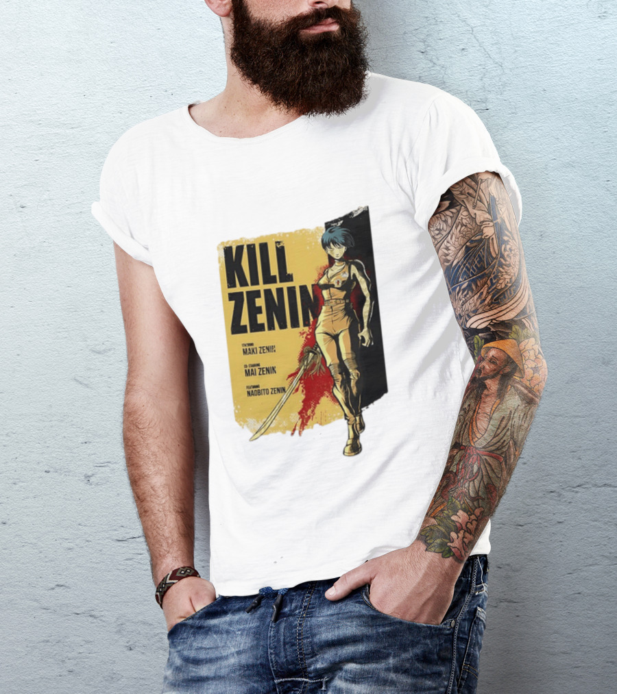 Kill Zenin Maki Mai Naobito Characters Anime T-Shirt