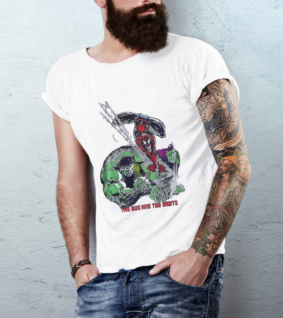 Spider Man And Hulk The Bug And The Brute Dynamic Duo Comic T-Shirt