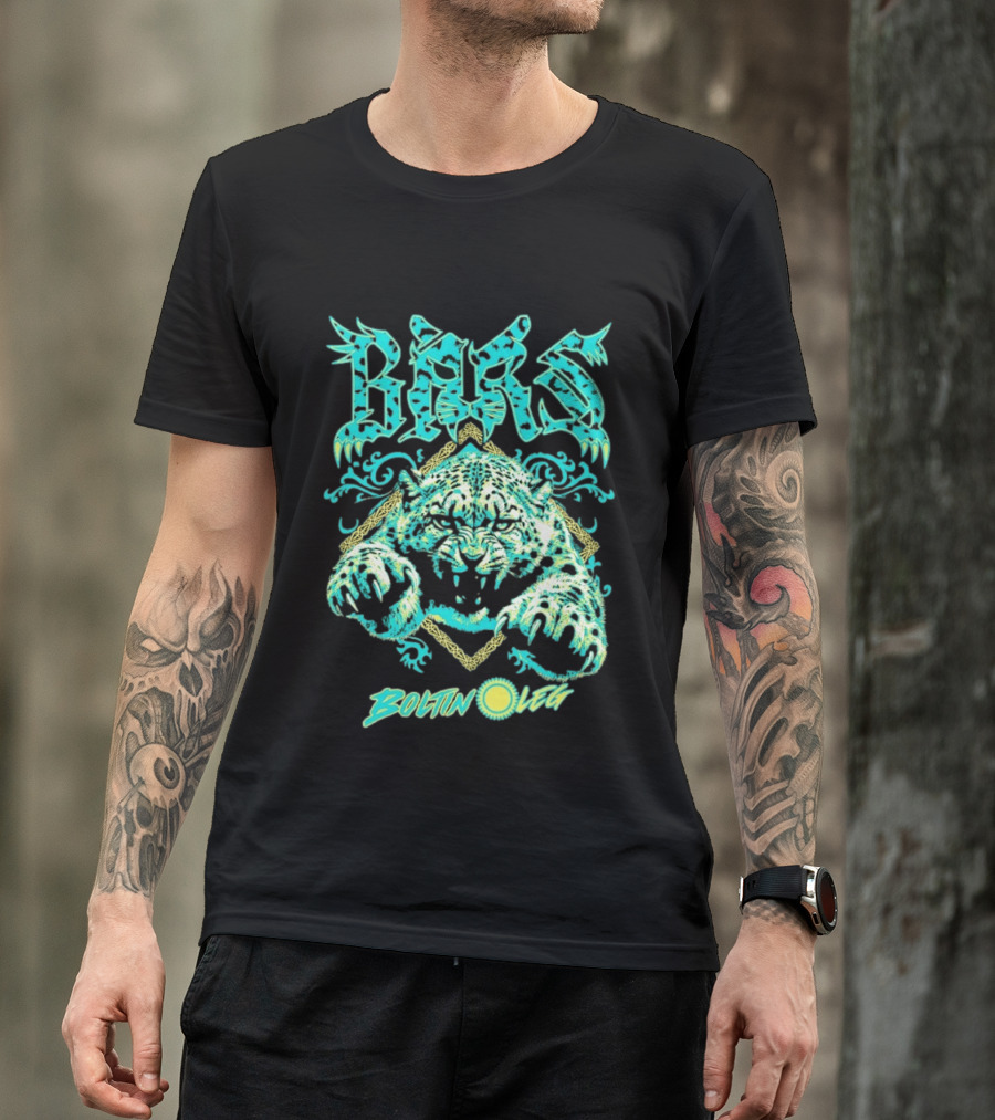 Bars Boltin Oleg Leopard Wild Cat Animal T-Shirt