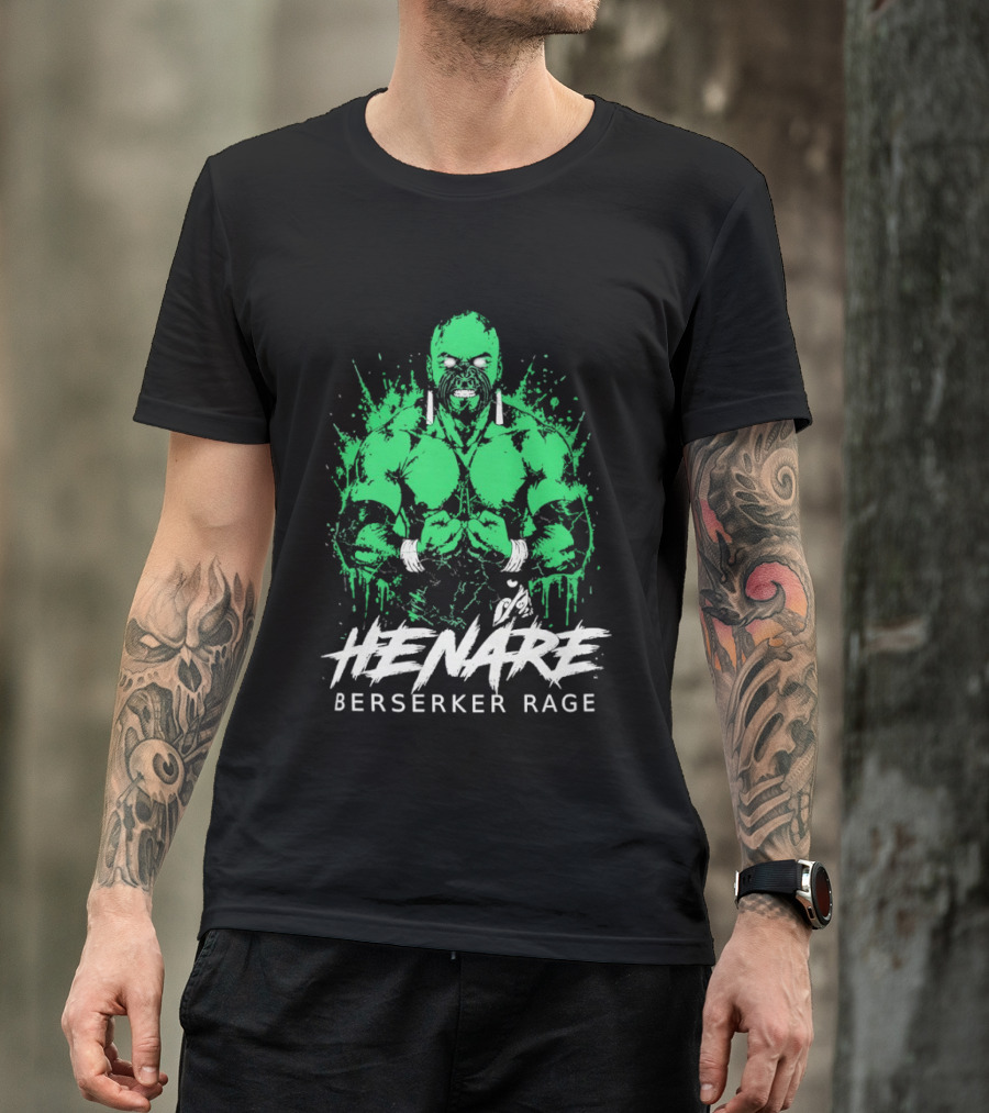 Henare Berserker Rage NJPW Wrestling T-Shirt