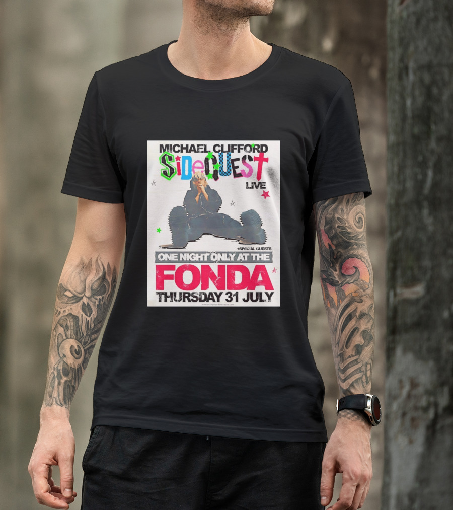 Michael Clifford Sideguest Live One Night Only At The Fonda Thursday 31 July T-Shirt