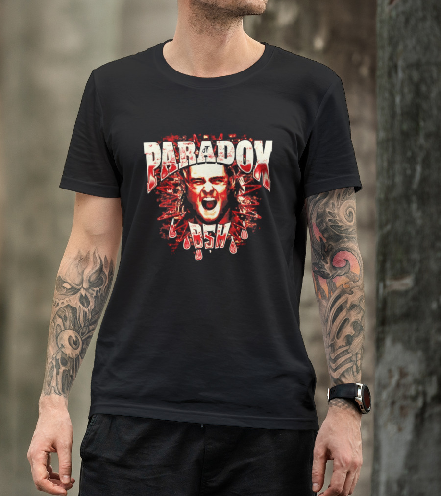 Paradox BSH Blood Splatter And Screaming Face T-Shirt