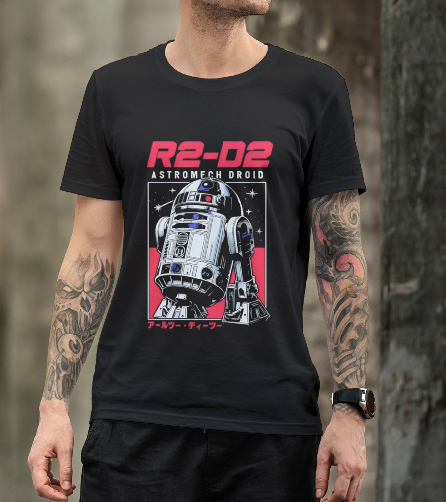 R2 D2 Astromech Droid Star Wars Sci Fi Robot T-Shirt