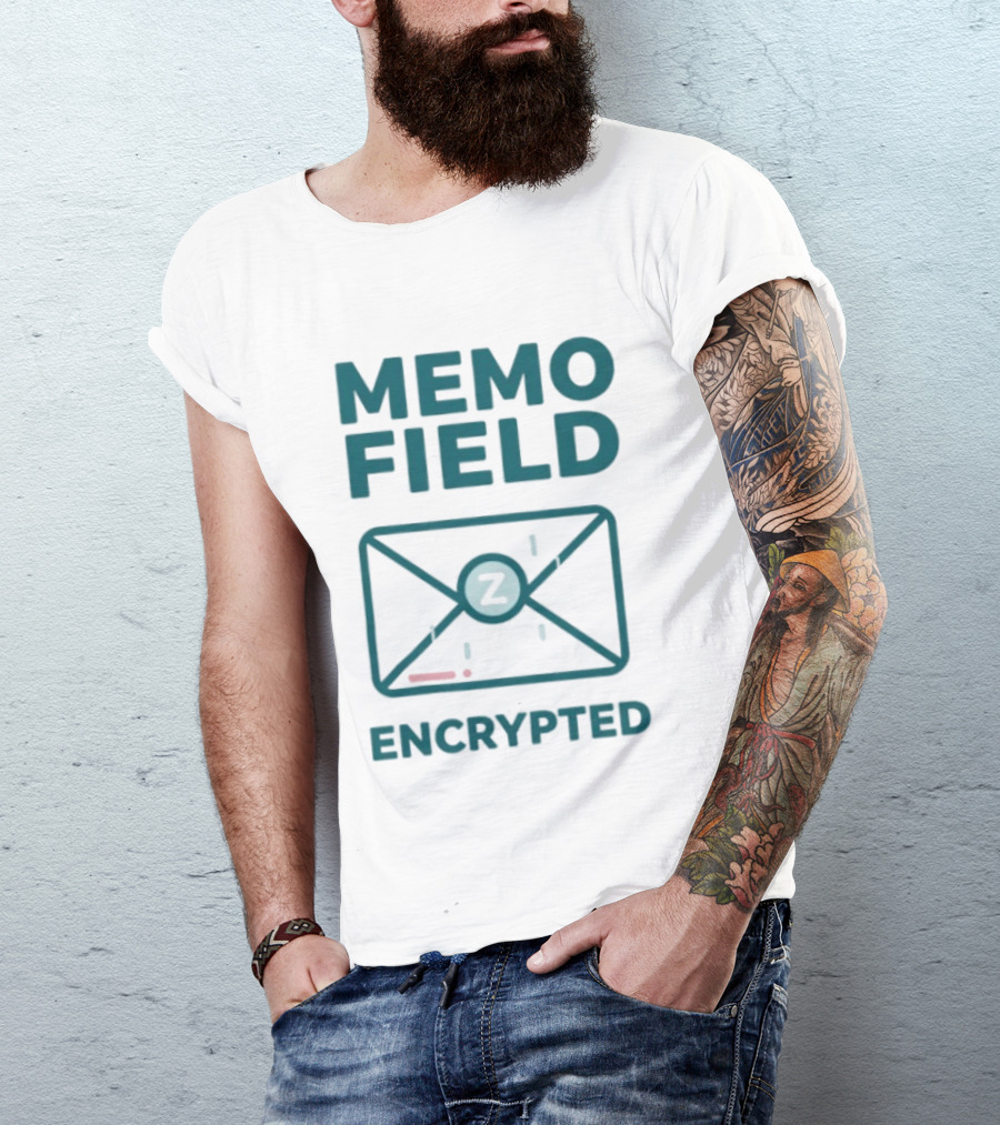 Memo Field Encrypted Z Data Security Protection T-Shirt