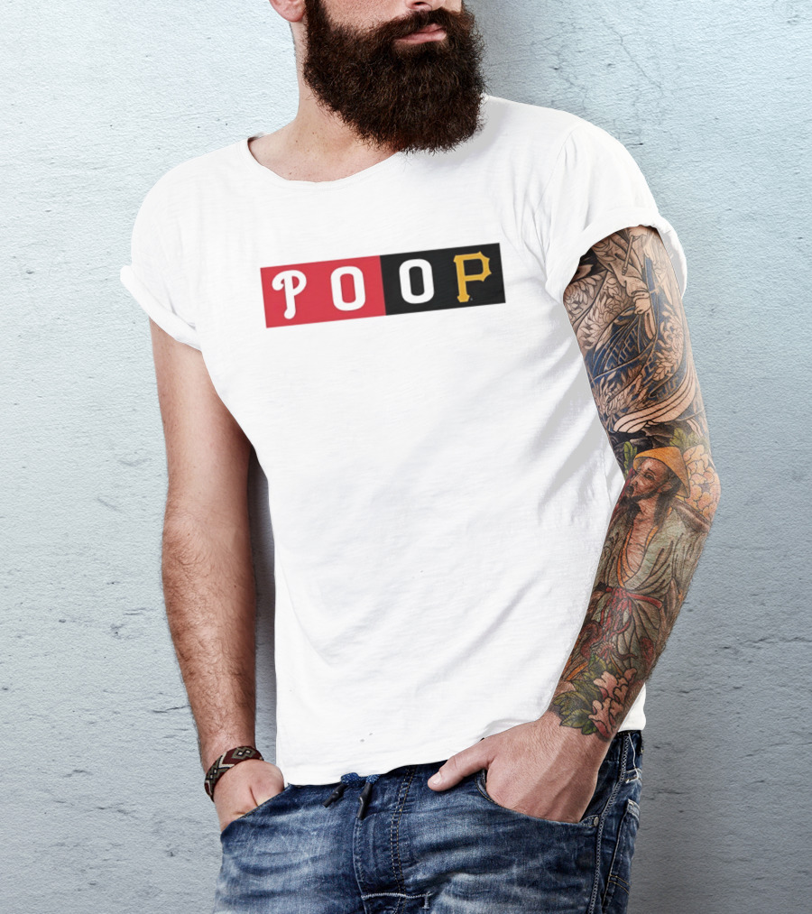 POOP Joe Roderick Pittsburgh Pirates T-Shirt