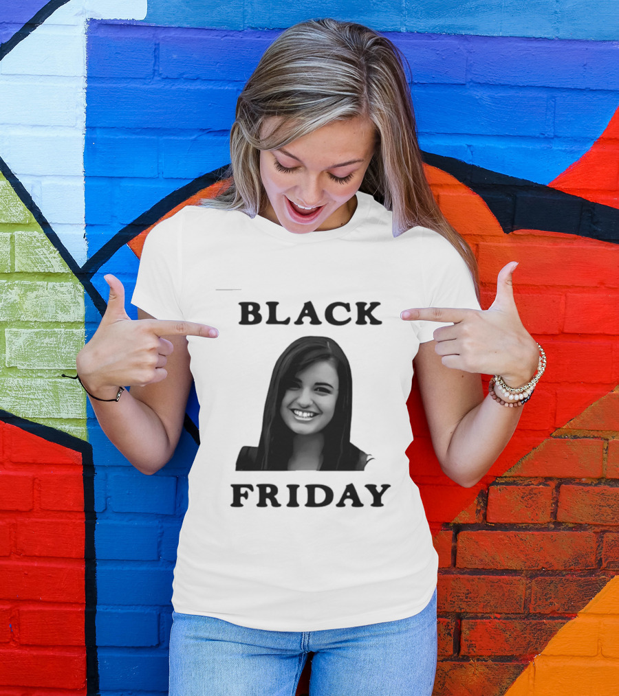 Rebecca Black Friday Meme Face Combo T-Shirt