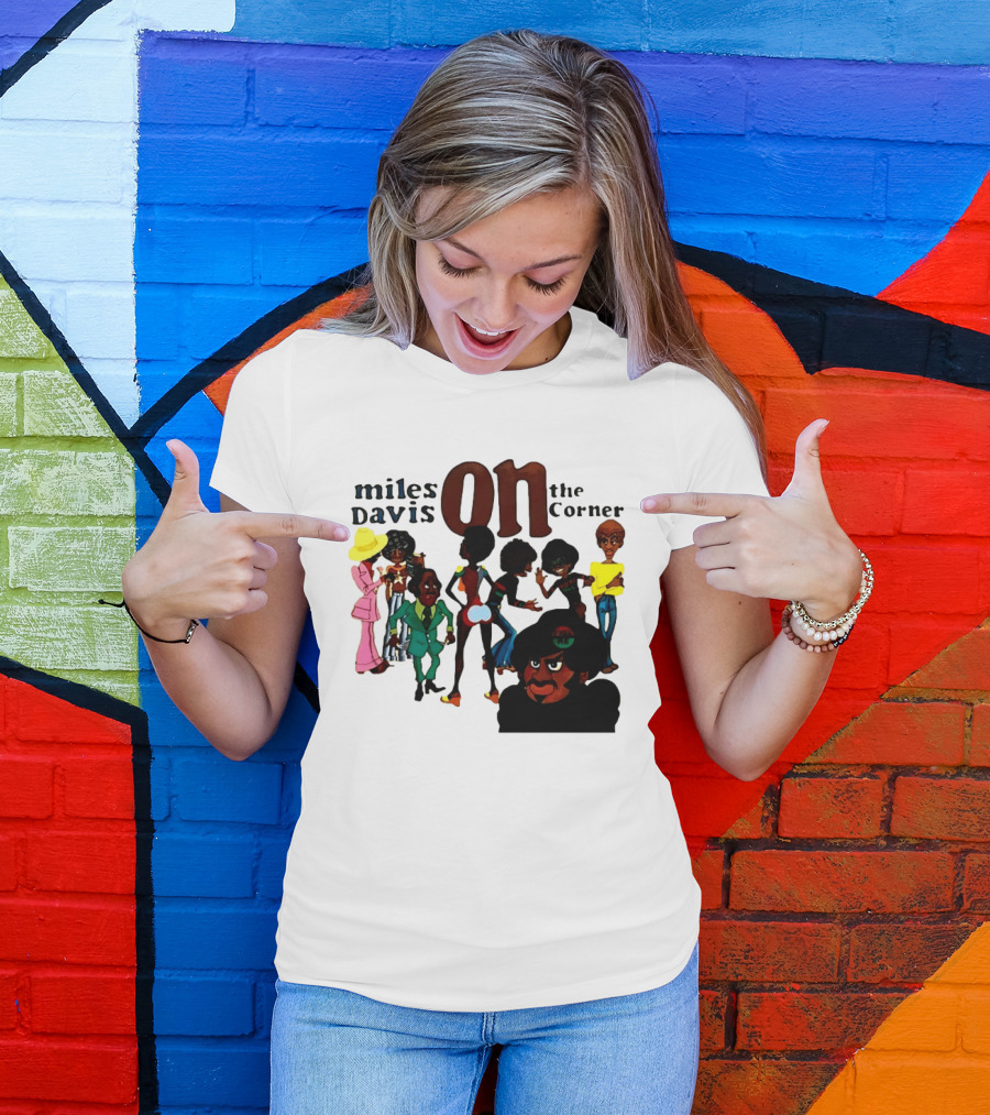 Miles Davis On The Corner Album Characters T-Shirt