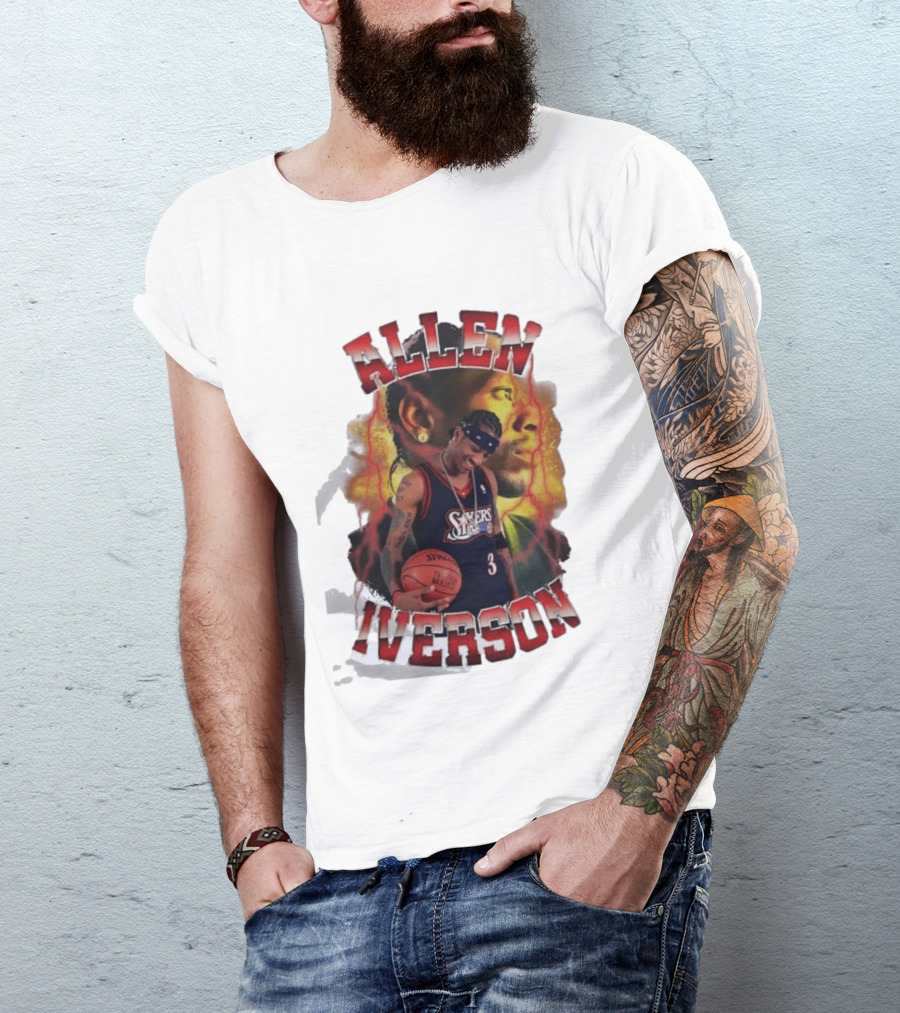 Allen Iverson Philadelphia 76ers Basketball Legend T-Shirt