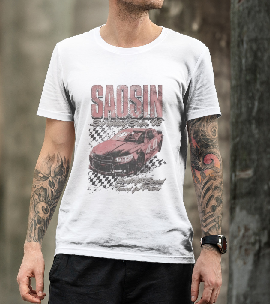 Saosin Built For Speed Turned For Power Shredding Since 2003 T-Shirt
