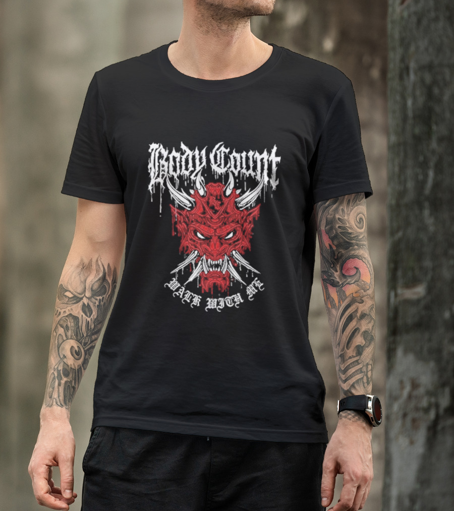 Body Count Work With Me Devil Red Demon Face T-Shirt