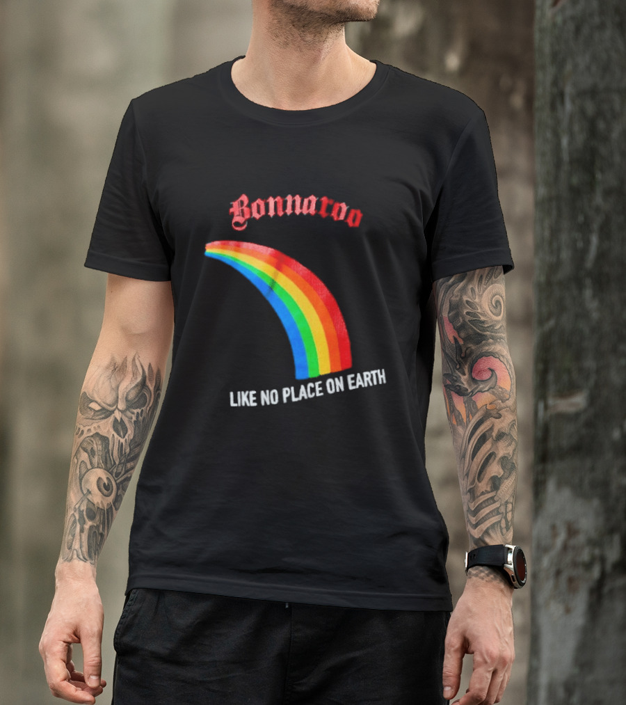 Bonnaroo Rainbow Like No Place On Earth Music Festival T-Shirt