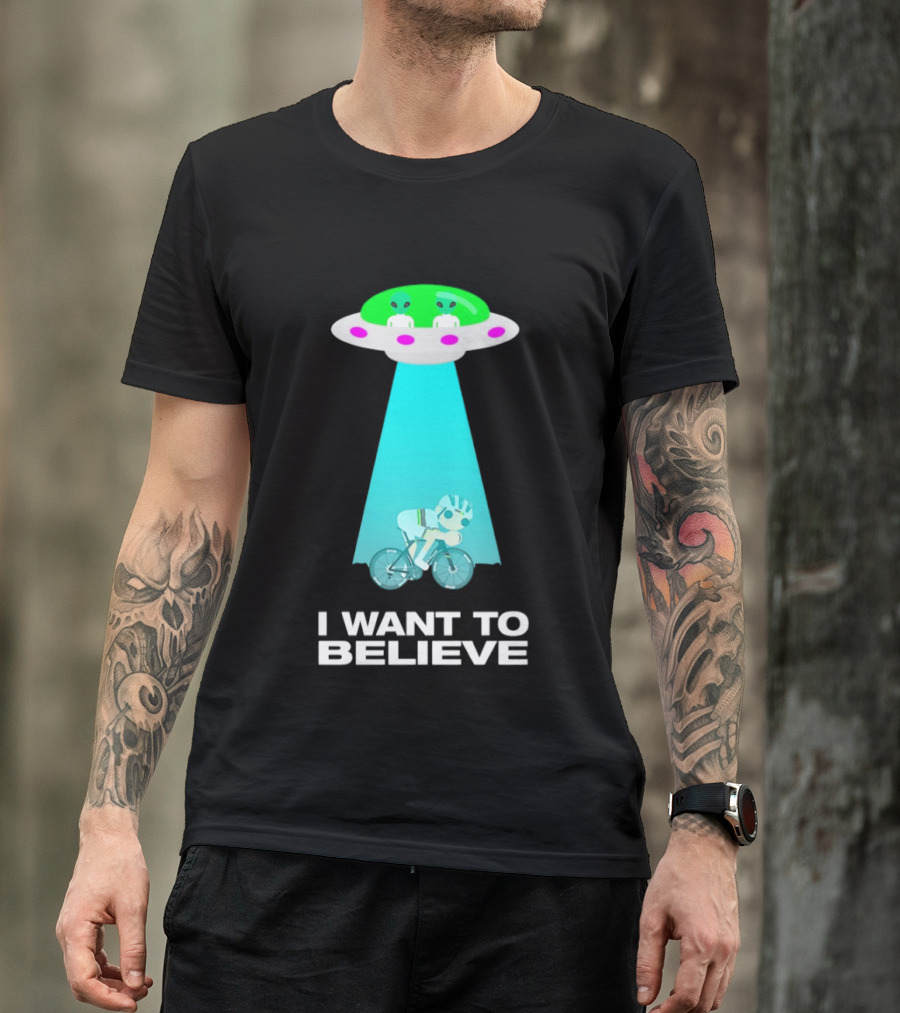 Colnago Cyclist UFO I Want To Believe Cycling T-Shirt