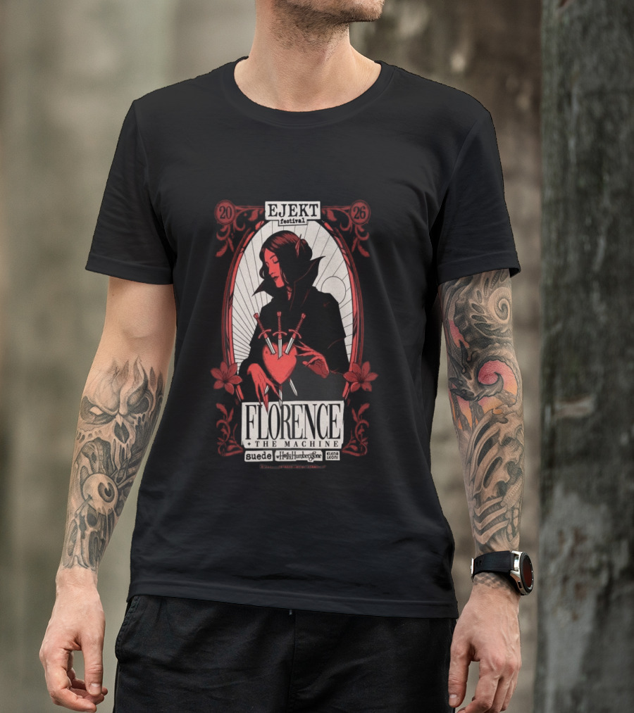 Ejekt Festival Florence The Machine Suede Holly Humberstone 2026 T-Shirt