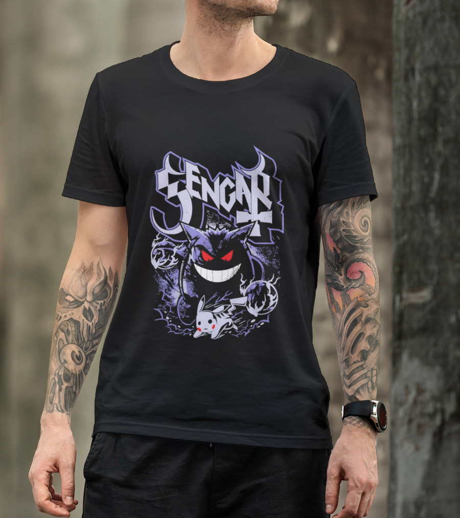 Gengar And Pikachu Pokemon Iconic Collaboration T-Shirt