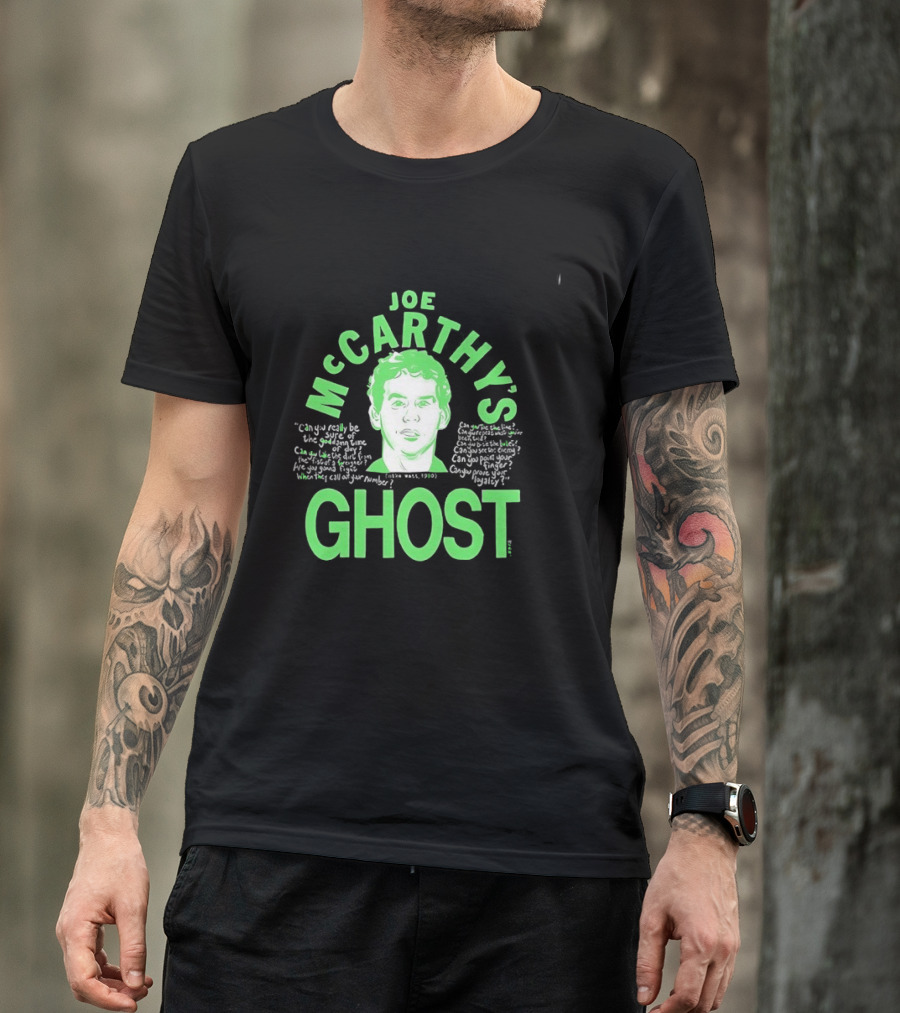 Joe McCarthy's Ghost Mike Watt 1980 Minutemen Punk Rock T-Shirt