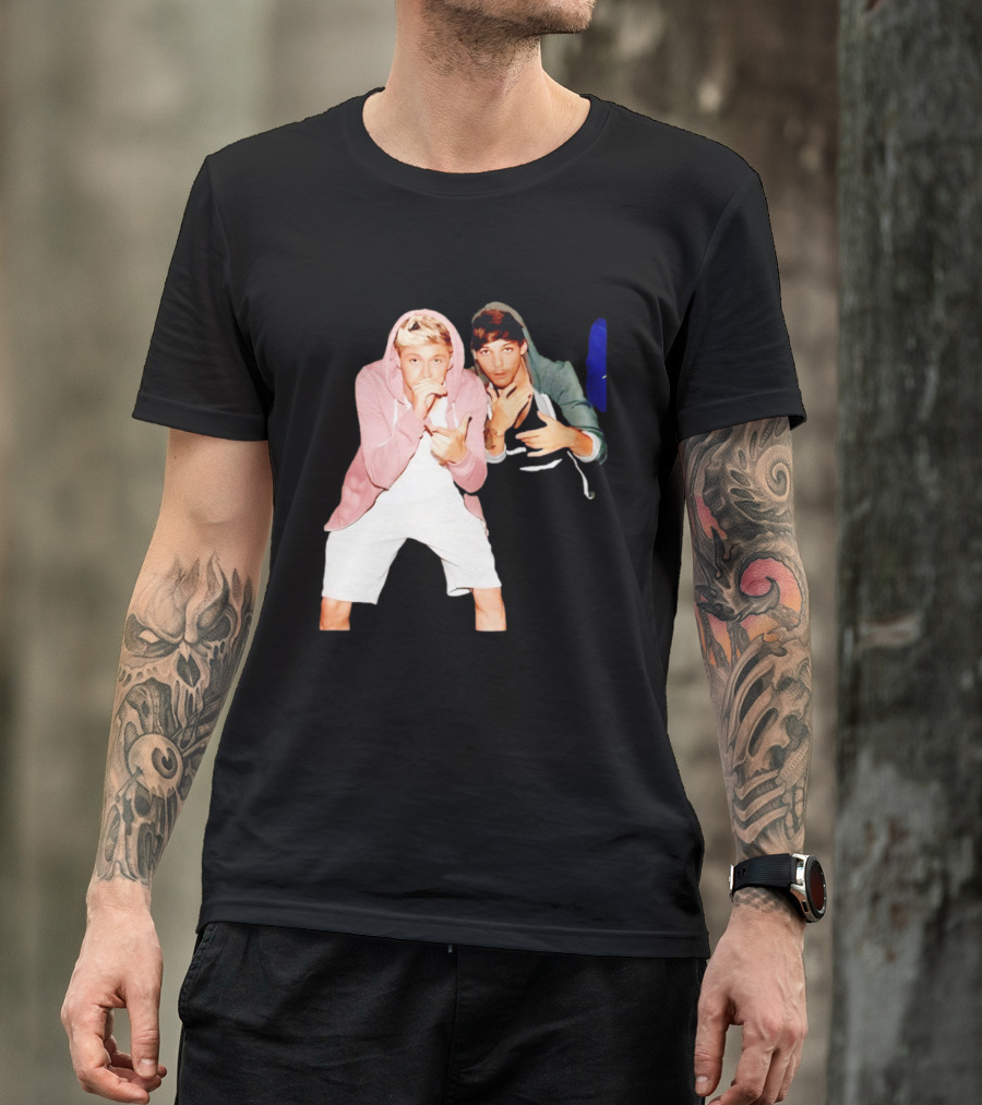 Niall Horan Louis Tomlinson One Direction Pose T-Shirt