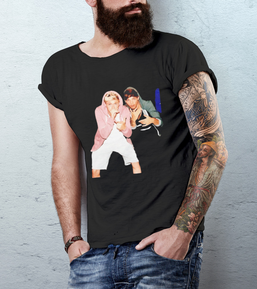 Niall Horan Louis Tomlinson One Direction Pose T-Shirt