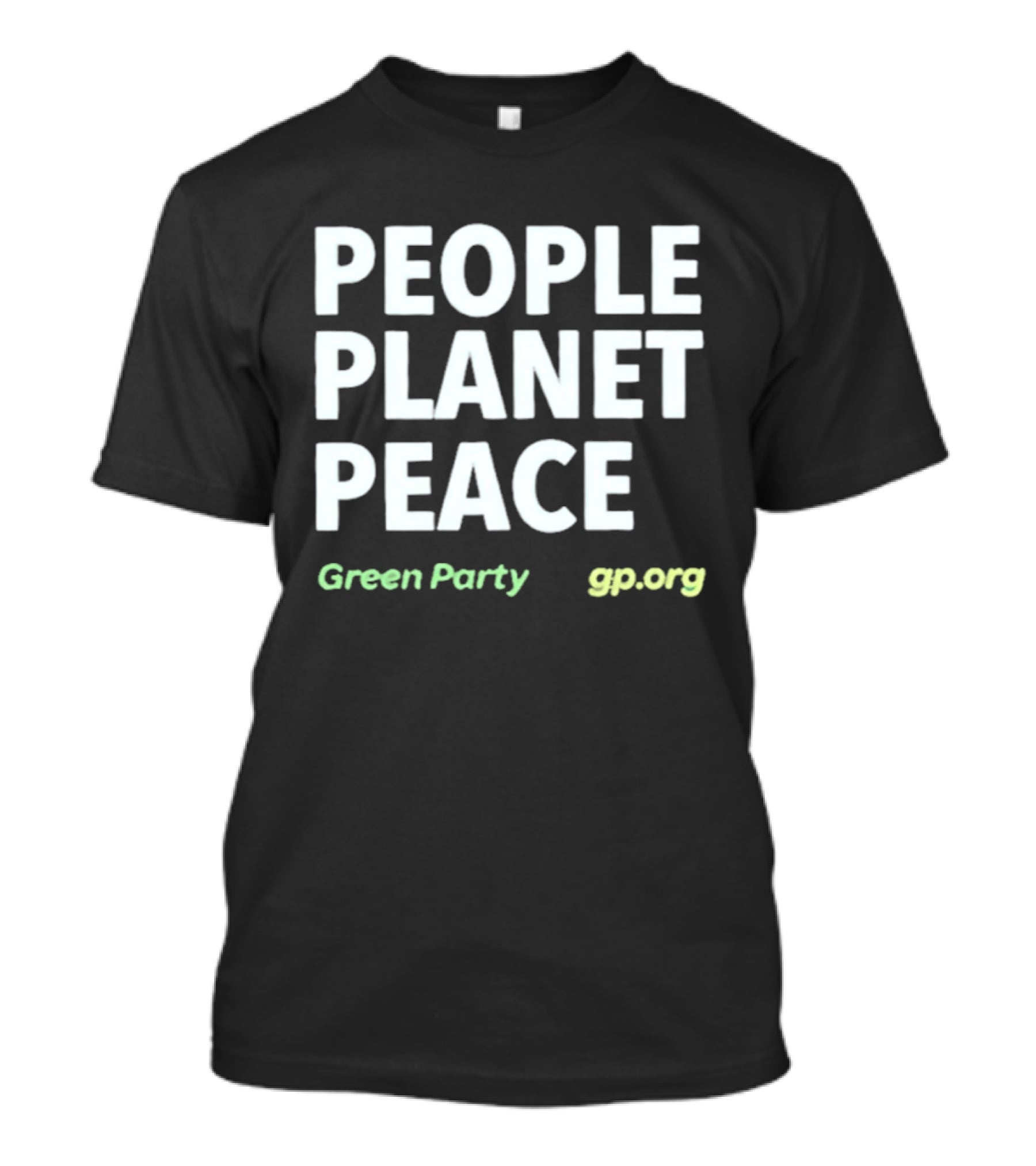 People Planet Peace Green Party Gp.org T-Shirt