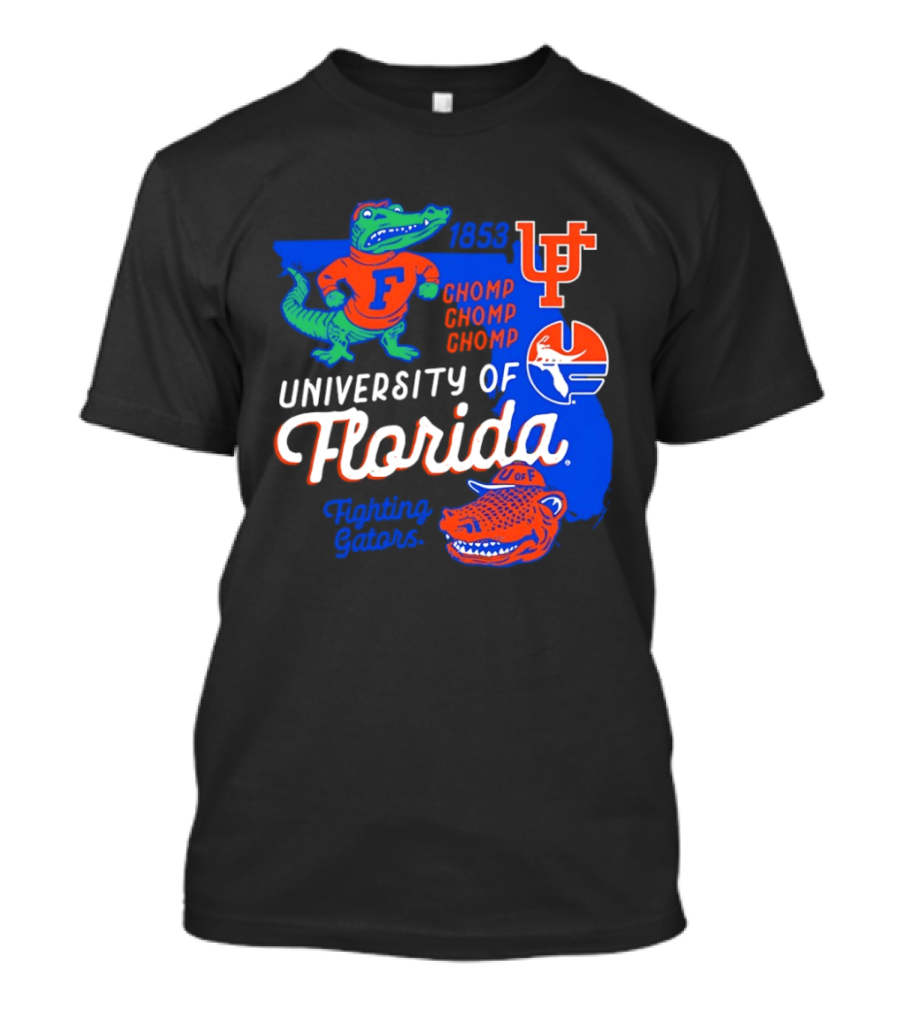 University Of Florida Fighting Gators Chomp Chomp Chomp 1986 U Of F T-Shirt