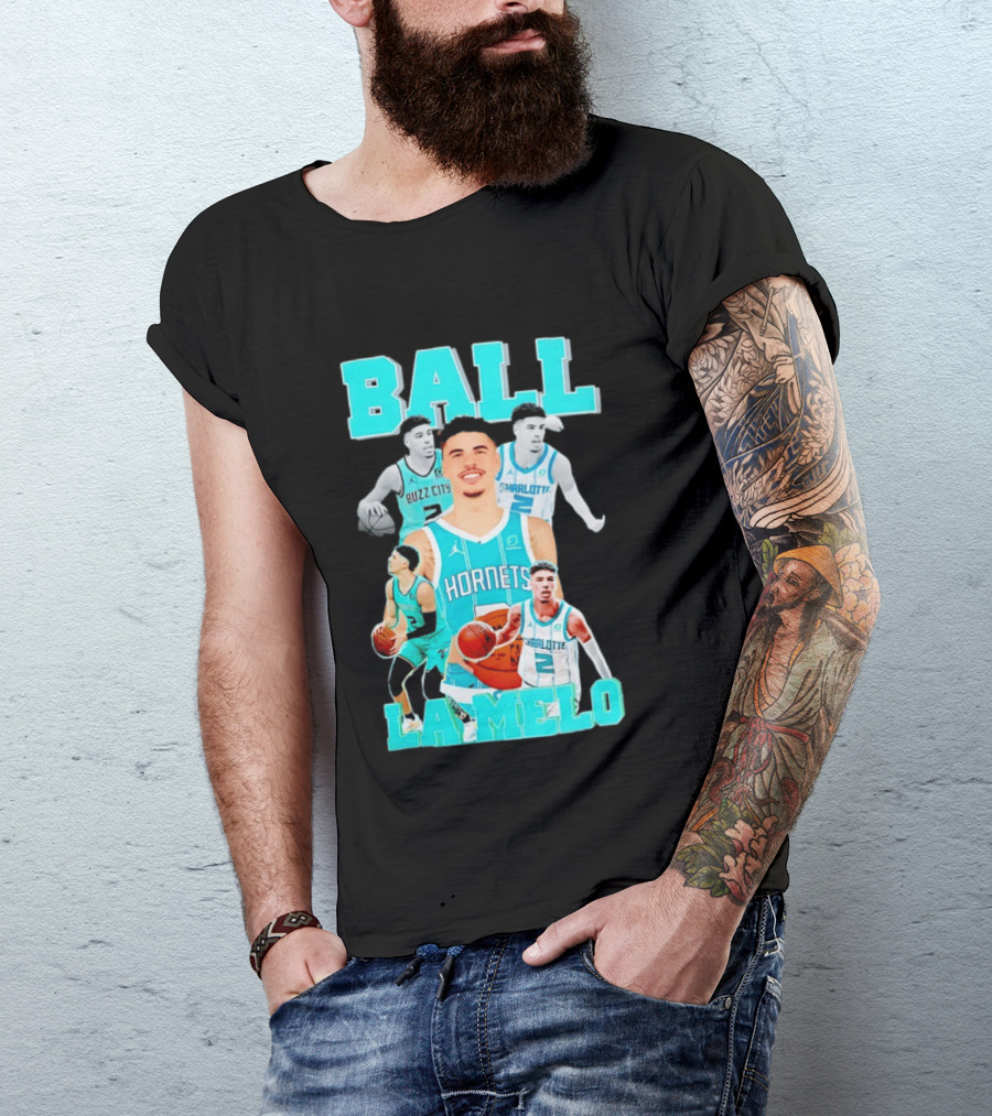 LaMelo Ball Hornets Buzz City Charlotte NBA T-Shirt