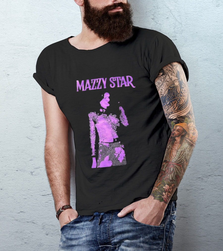 Mazzy Star Hope Sandoval Purple Aesthetic Alternative Rock T-Shirt