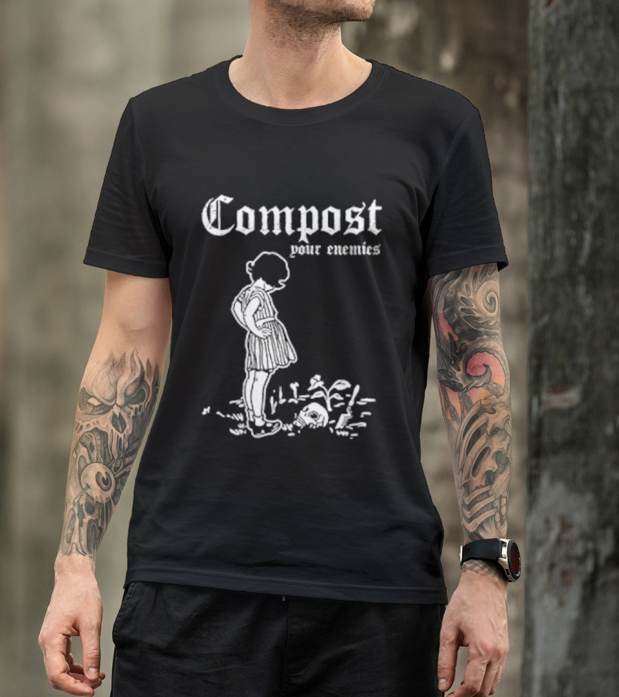 Compost Your Enemies Vintage Style Child T-Shirt