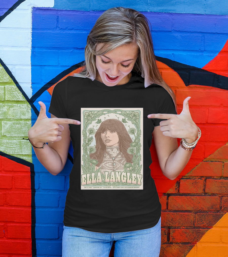 Ella Langley July 16 2026 Hamilton TD Coliseum With Avery Anna Madeline Edwards T-Shirt