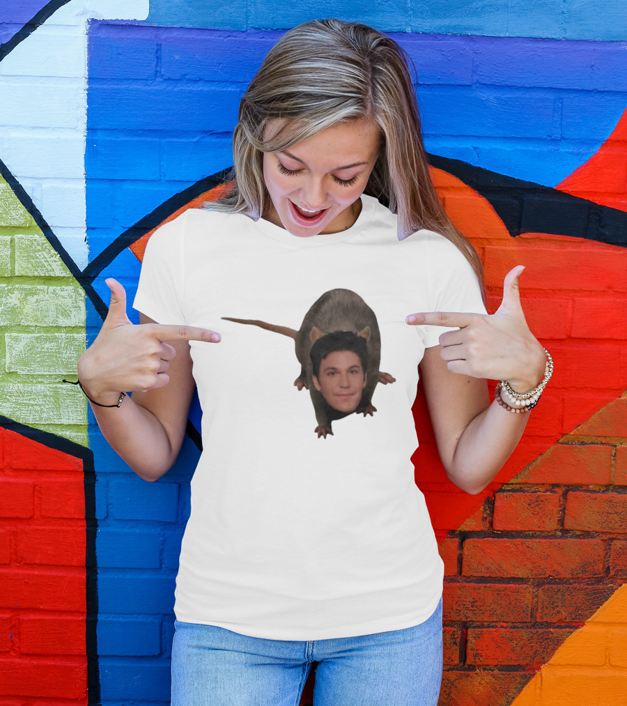 Ben Affleck Rat Meme Face Mashup T-Shirt